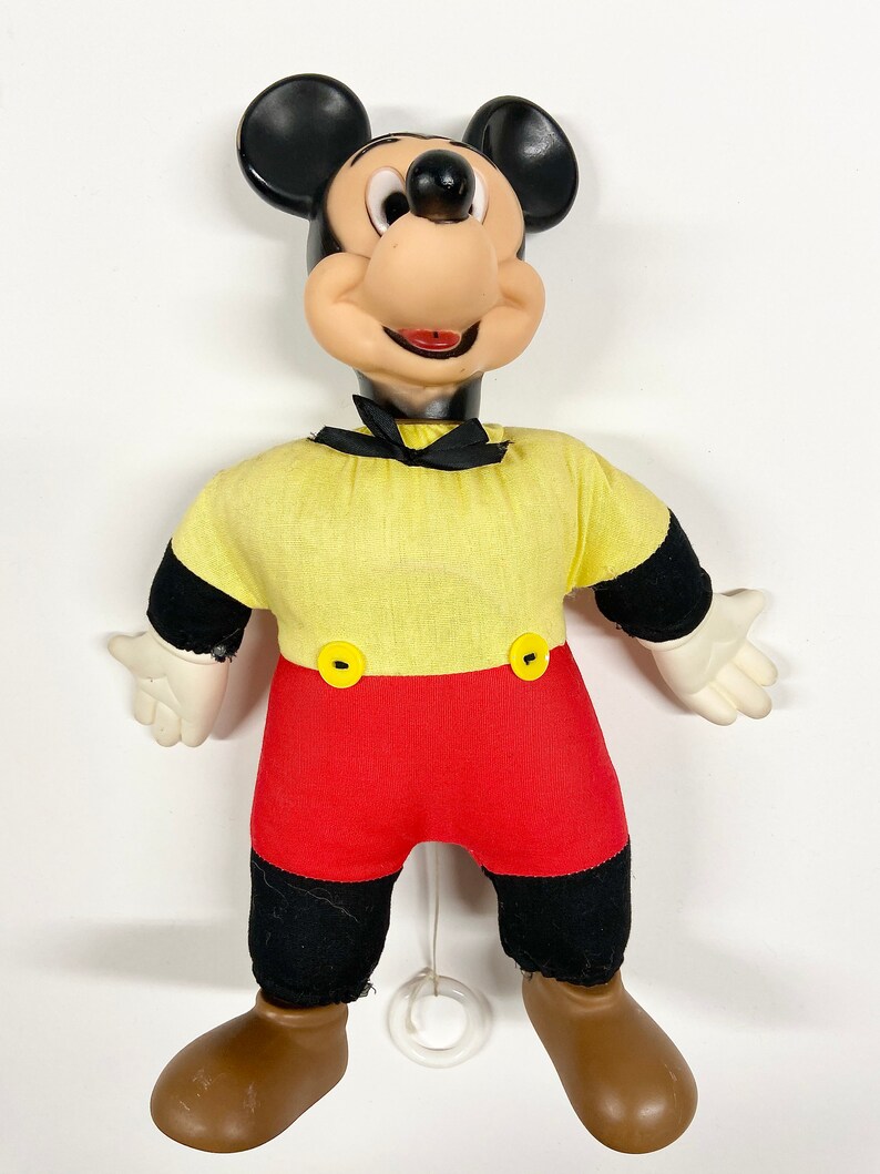 Vintage Talking Mickey Mouse Doll Horsman Walt Disney 1972 Etsy