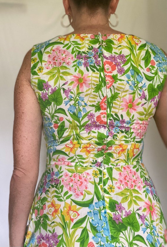 Vintage Floral Dress - image 5