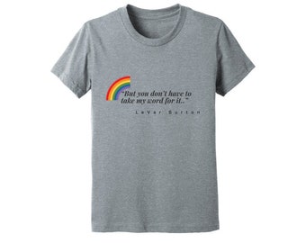 Levar Burton inspiriertes Jugend-T-Shirt