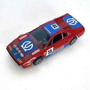 Bburago Red Ferrari 308 GTB Rally 1:43 Scale #39 Diecast Toy Car Pioneer Italy