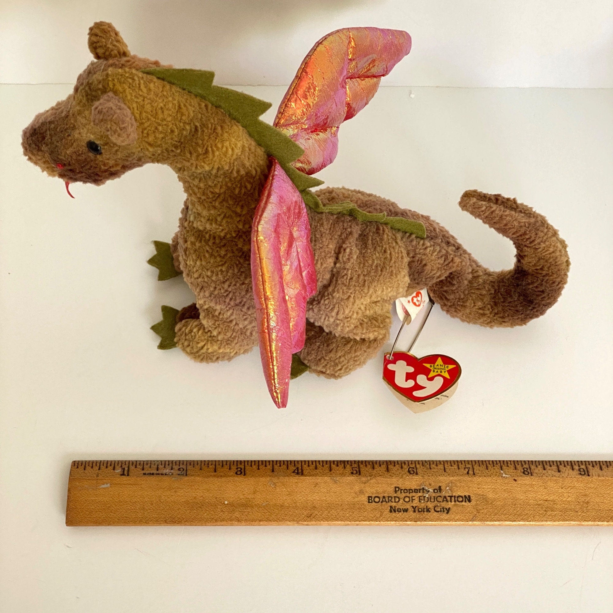1998 TY Scorch Beanie Baby Dragon Plush Vintage - Etsy