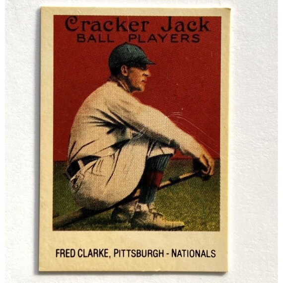 Fred Clarke 1915 Cracker Jack Card #70 Reprint 13 / 24 Pittsburgh