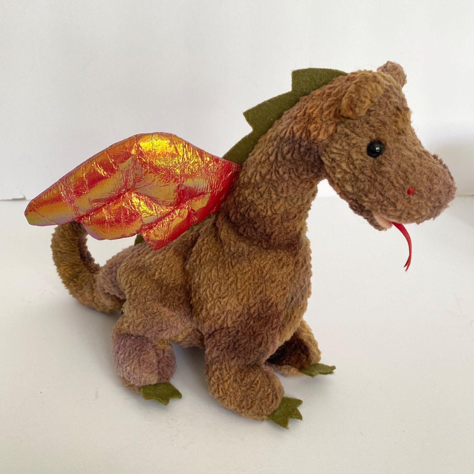 1998 TY Scorch Beanie Baby Dragon Plush Vintage - Etsy