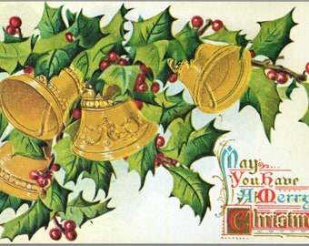 Christmas Victorian Style Reproduction Postcard