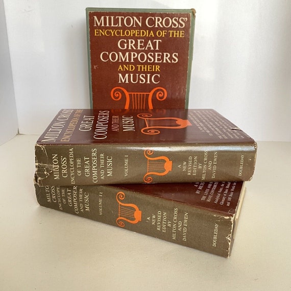 1960s Milton Cross Encyclopedia of the Greatest Composers David