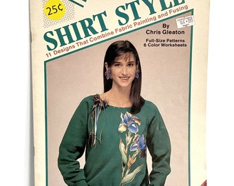 1989 Plaid Shirt Style Magazine Fabric Painting Fusing 11 Designs Chris Gleaton