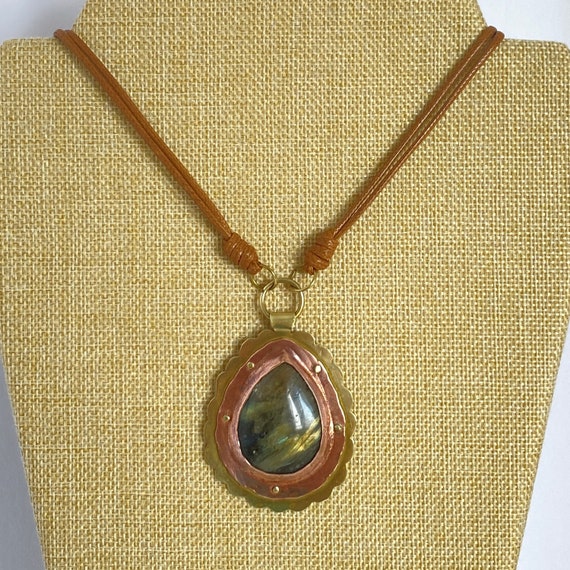 Labradorite Brutalist Handmade Cold Connections C… - image 2