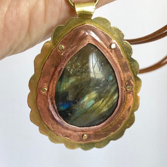 Labradorite Brutalist Handmade Cold Connections C… - image 5