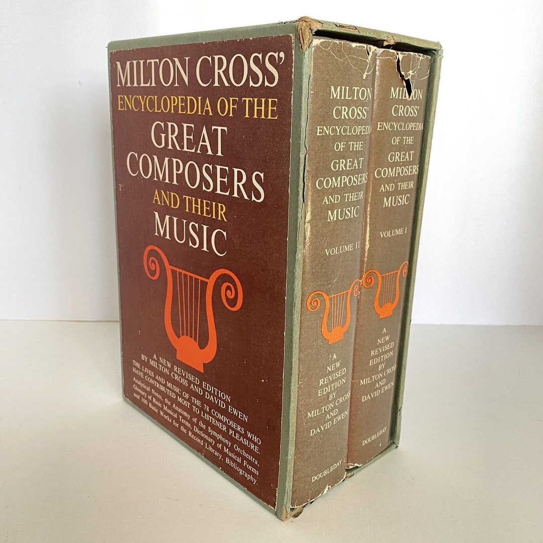 1960s Milton Cross Encyclopedia of the Greatest Composers David