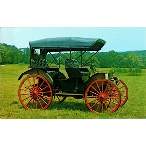 1908 International Harvester Buggy Car Long Island Auto Museum Chrome Carte postale