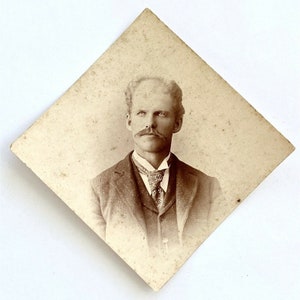 c1800 Gentleman Unique On-Point Albumin Print Carte de Visite CDV Photograph
