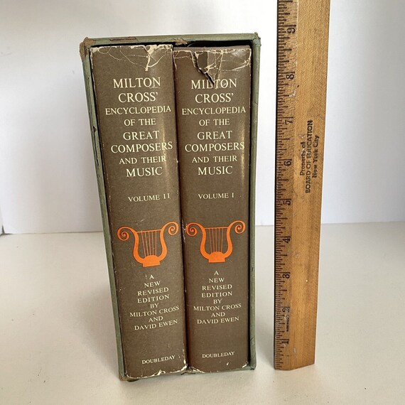 1960s Milton Cross Encyclopedia of the Greatest Composers David