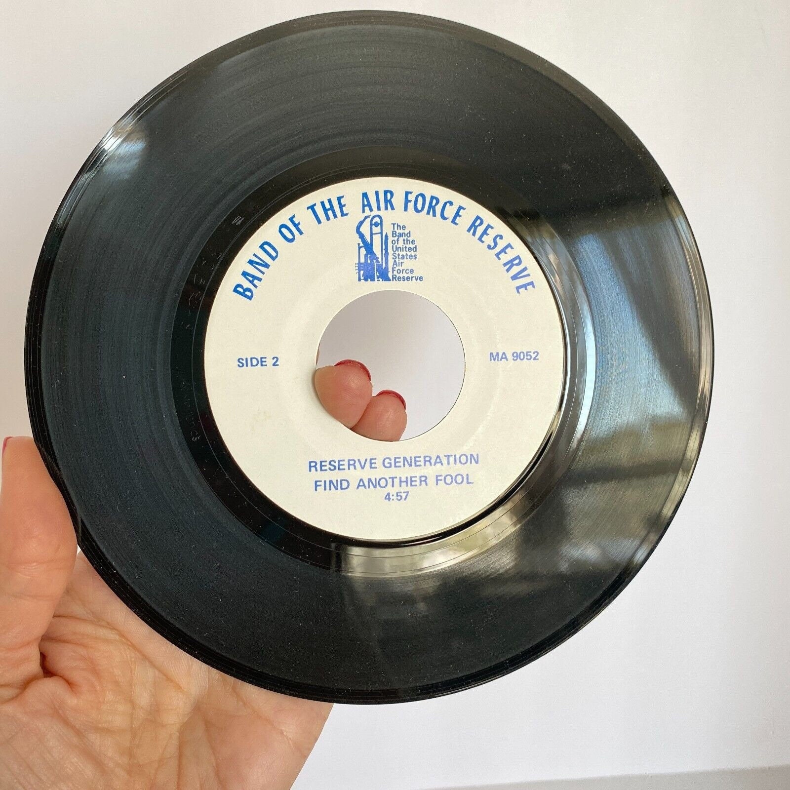 Band of the Air Force Reserve MA9052 Vinyl Record 7in 45rpm With