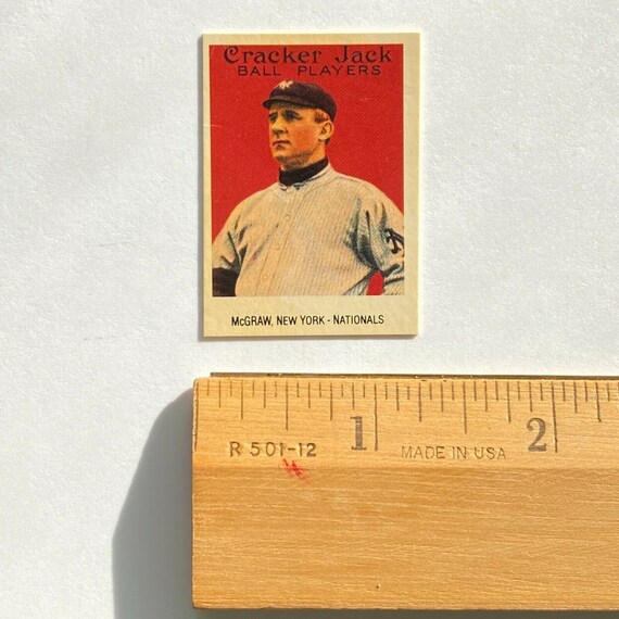 John Mcgraw 1915 Cracker Jack Card #69 Reprint 21 / 24 New York