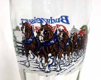 バドワイザービール - ミレニアム - 1876年以来 - 足付きボール - 金縁