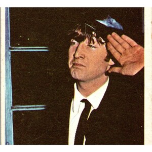 1964 Beatles Diary Cards #29A John Lennon TOPPS TCG Paul Speaking