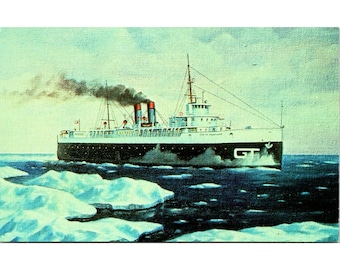 c1980 City of Milwaukee Ship Chrome Postcard Unposted