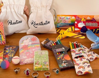 Gastgeschenk für Kinder / Wundertüte / Überraschungstüte / Mitgebsel / Giveaway für Hochzeit, Taufe, Geburtstag; personalisierbar