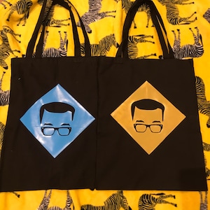 House of Games inspired large black Tote Bag 100% cotton quiz show Richard Osman champion