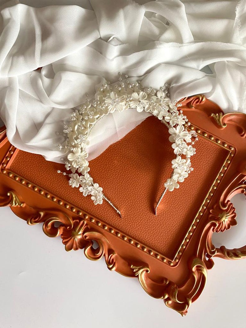bridal crown headpiece
