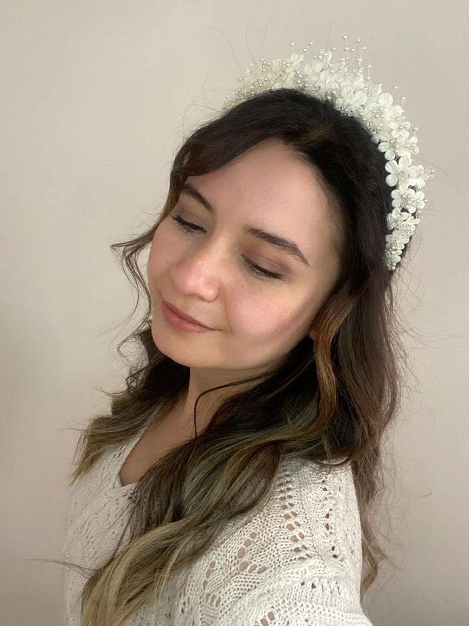 bridal crown headpiece