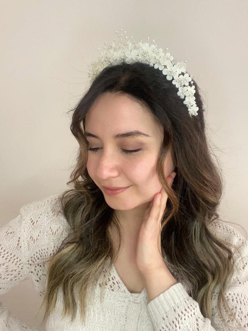 bridal crown headpiece