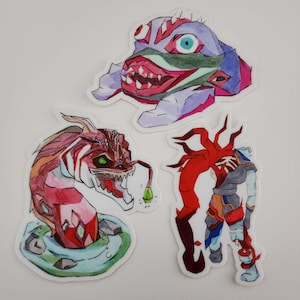 Adesivi OSRS / Disegni in stile tradizionale trasformati in adesivi! Pacchetto o singolo adesivo / Old School RuneScape / Gaming Sicker