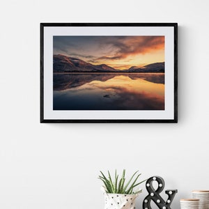 Loch Awe, Sunrise, Scotland - Unframed photographic print, Wall Art, Wall Decor, Photography, Fine Art, Christmas Gift