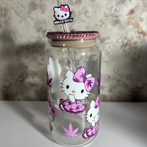 Kitty HK Glass Can Cup