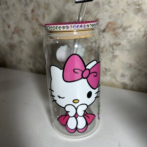 Kitty HK Glass Can Cup