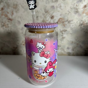 Kitty HK Glass Can Cup