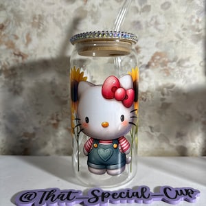 Kitty HK Glass Can Cup
