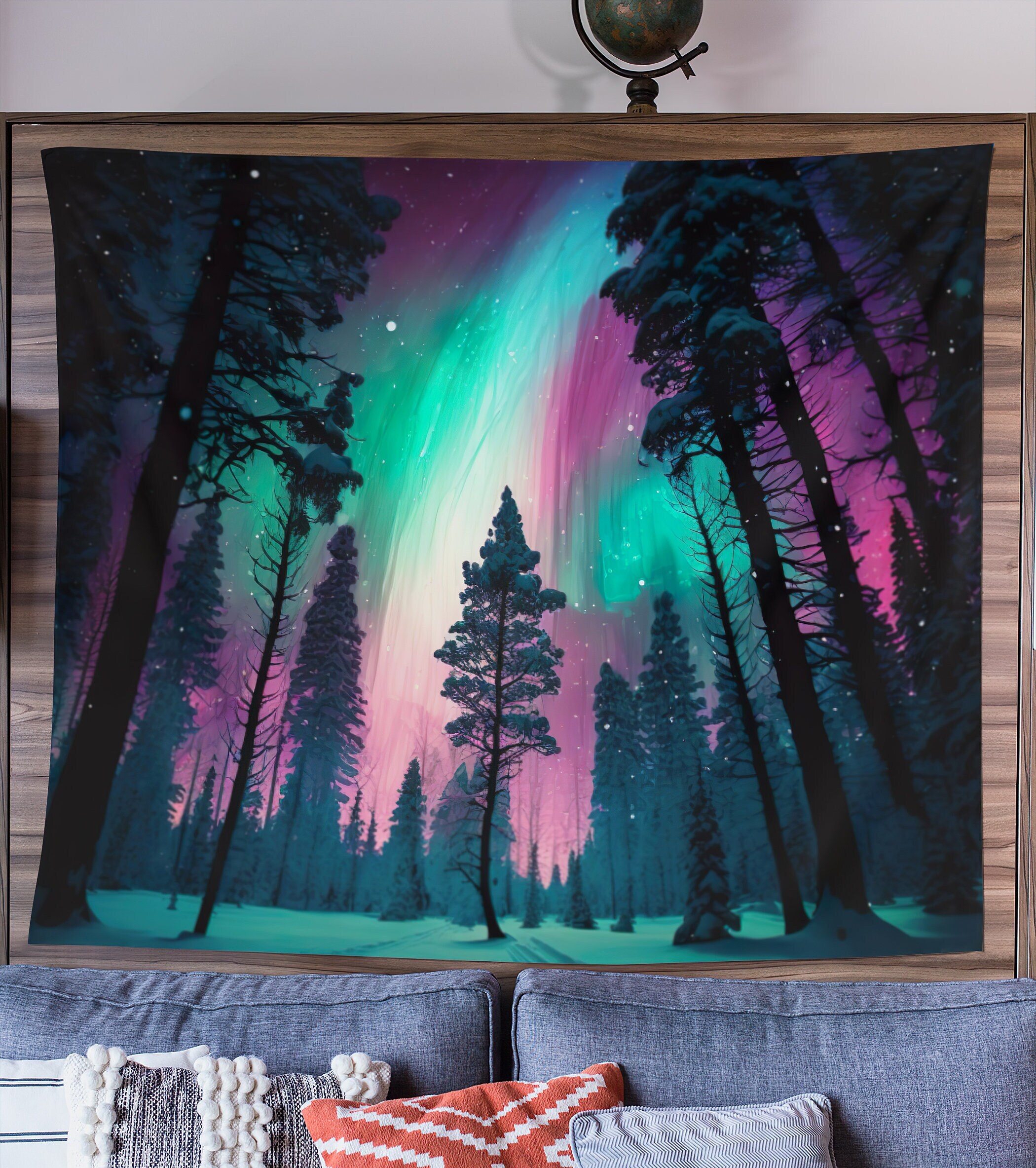 Bright wall tapestry shop