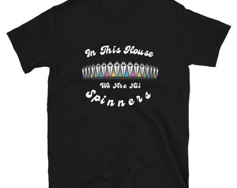 Phish Hampton Coliseum "In This House We Are All Spinners" Short Sleeve Unisex T-Shirt - Jamband Hippie Music Festivals Hippy Band Merch Jam