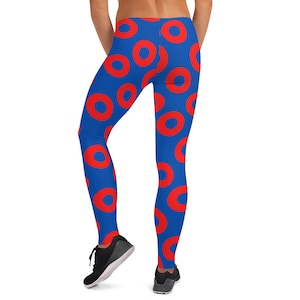 Phish Jon Fishman Circle Donut All Over Print Leggings - Hippy Jamband Phans Music Festival Hippies Grateful Dead Summer Tour Hippie Band