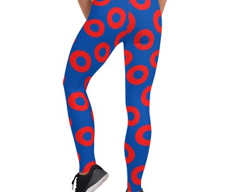 Phish Jon Fishman Circle Donut All Over Print Leggings - Hippy Jamband Phans Music Festival Hippies Grateful Dead Summer Tour Hippie Band