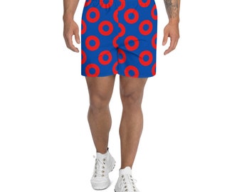 Phish Fishman Donut Men's Athletic Jogging Shorts - Hippy Jamband Music Festival Wook Hippies Summer Tour Drug Band Lot Merch Grateful Dead