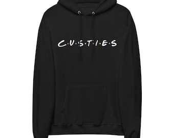 Friends TV Show & Music Fesivals Kids "Custies" Unisex Fleece Hoodie - Hippy Jambands Music Festivals Hippie Band Merch Phish Grateful Dead