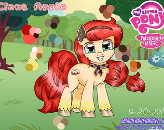 Oferta de SpxceDreamer para adoptar al personaje original de MLP, Cinna Apple