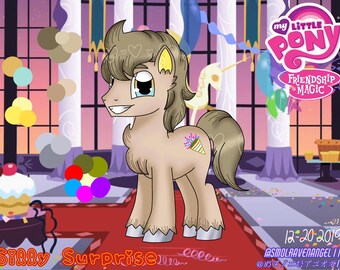Oferta de SpxceDreamer para adoptar al personaje original de MLP, Silly Surprise