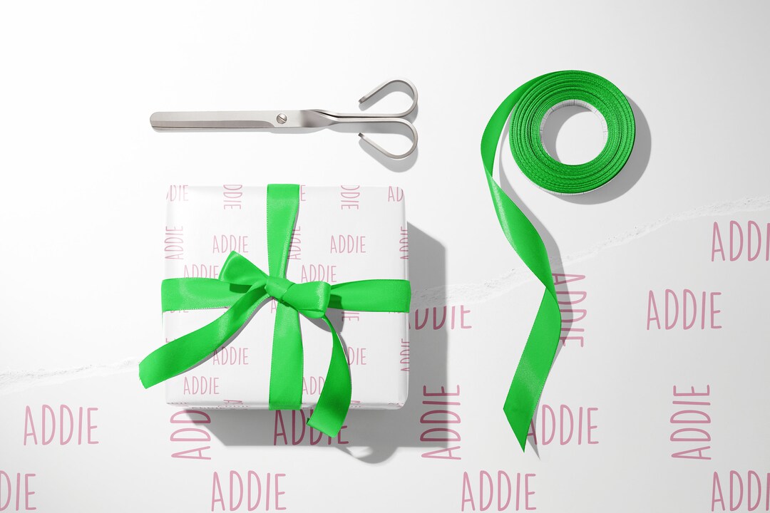 Custom Name Wrapping Paper Boy Wrapping Paper Girl Etsy