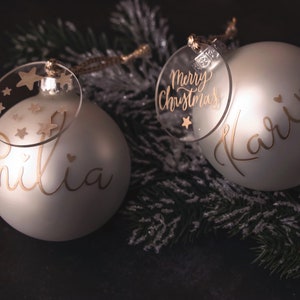 Personalized Christmas balls / Pre-order