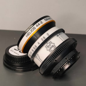 Canon EF REHOUSE Helios 44-2 2/58mm Cinemod   BTF Portrait Lens Full Frame Cinematic Vintage lenses for video