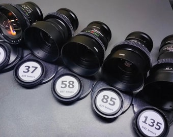 ANAMORPHIC Oval Bokeh SET 20 37 58 85 135 Helios Soviet Lenses Cine mod Sony E