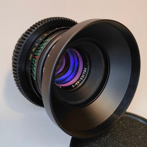 Anamorfe paarse Bokeh en Flare Helios 44-2 Cine mod voor Canon EF FULL FRAME portretlens Vintage lens Helios 44 voor filmmakers