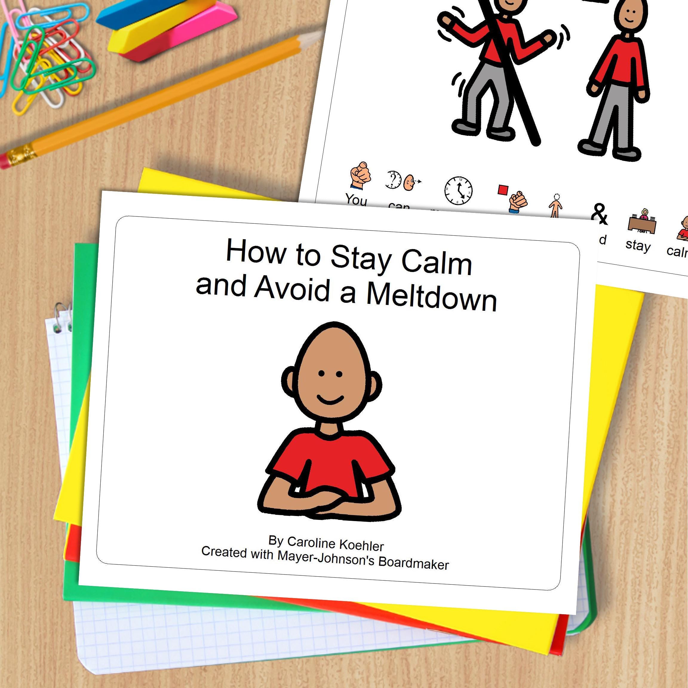 Autism Social Stories for Meltdowns and Tantrums Behavior Management ...
