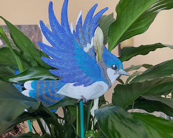 Blue Jay Plant Stake