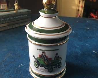 Vintage J. Valade Limoges Apothecary Container