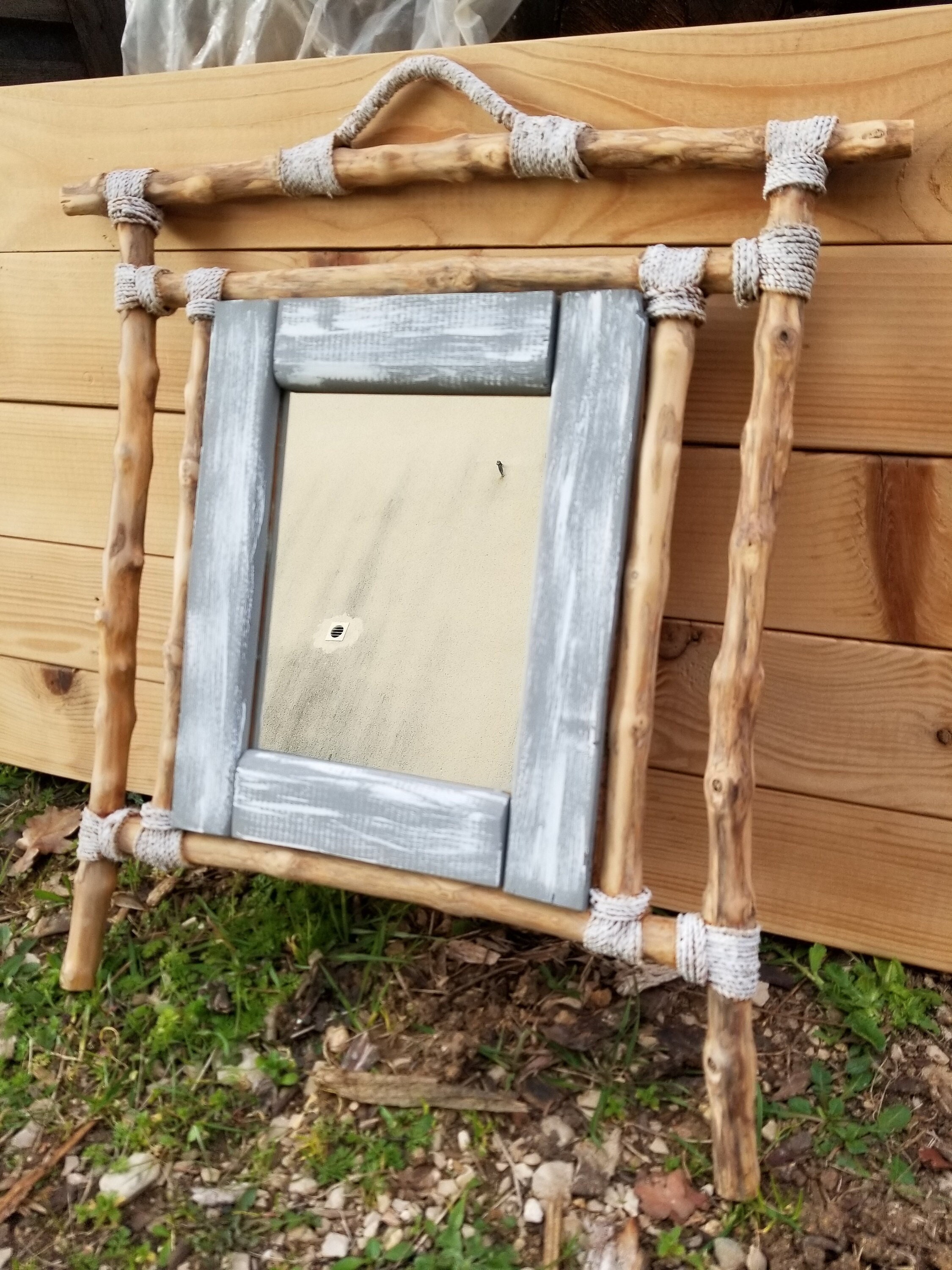 Miroir Vintage Relooké