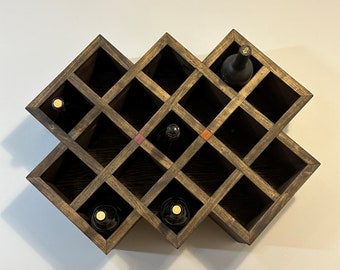 17 Bottle Wine Rack Digital Plans